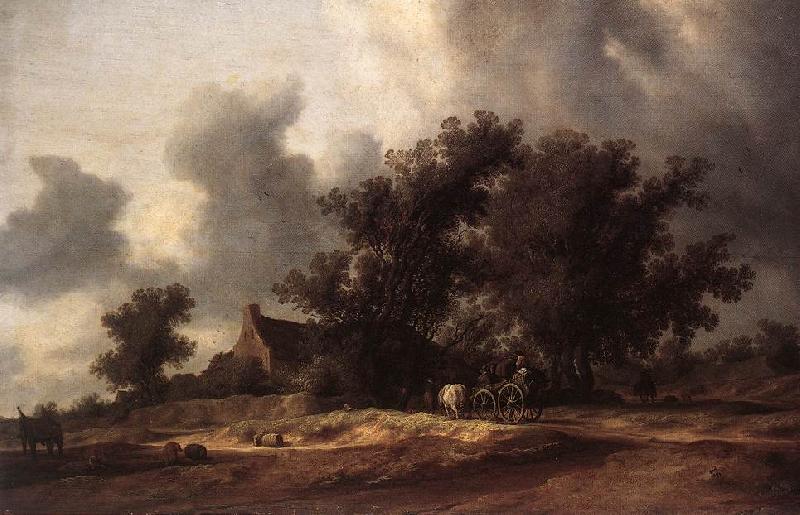RUYSDAEL, Salomon van After the Rain tg oil painting image